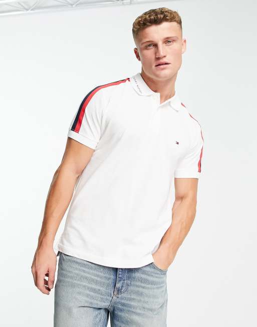 Tommy Hilfiger – Biała koszulka polo z logo, 4 z 4