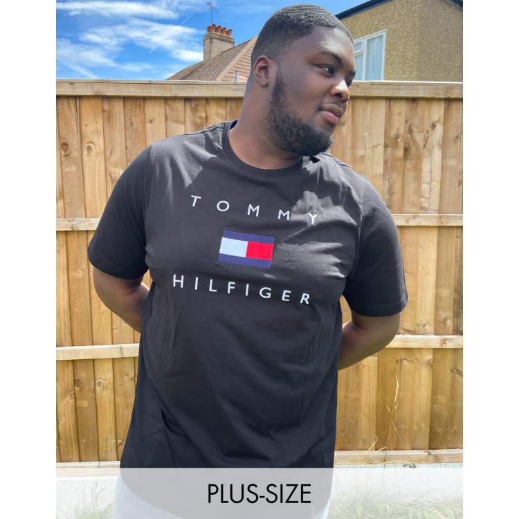 black tommy hilfiger shirt