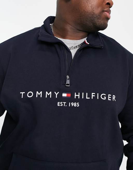 Tommy hilfiger cheap half zip hoodie