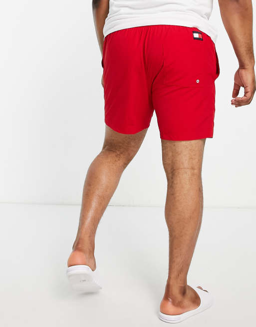 Hilfiger Big & Tall swim shorts in red