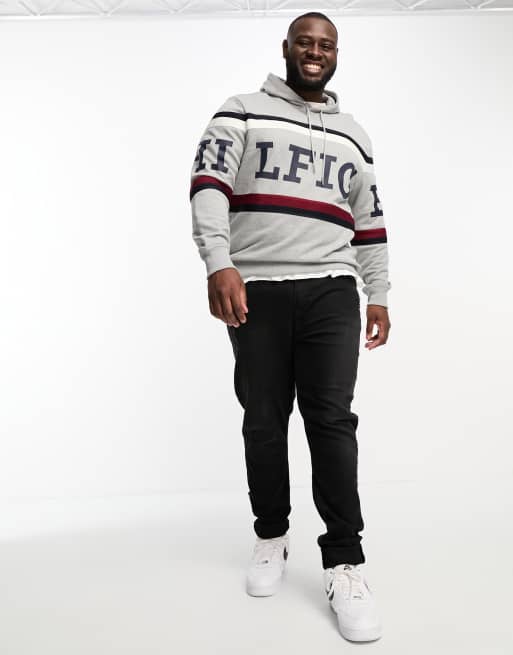 Tommy jeans heritage stripe hot sale hoody