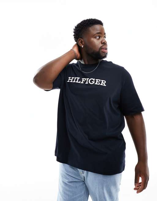 Tommy hilfiger dark blue t shirt outlet