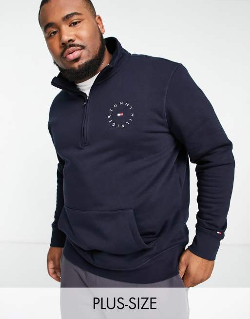 Sweatshirt with cheap circle zipper