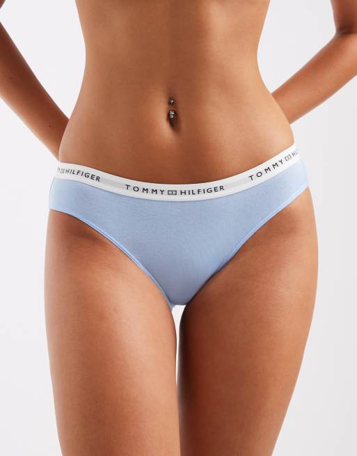 Tommy Hilfiger bikinibrief i lyseblå bomuld, 3 af 4