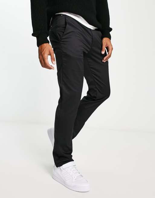 Tommy Hilfiger Bleecker chino pants in black