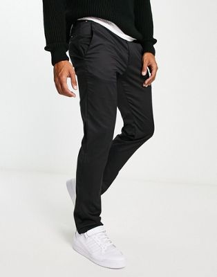 Tommy Hilfiger bleecker chino trousers in black