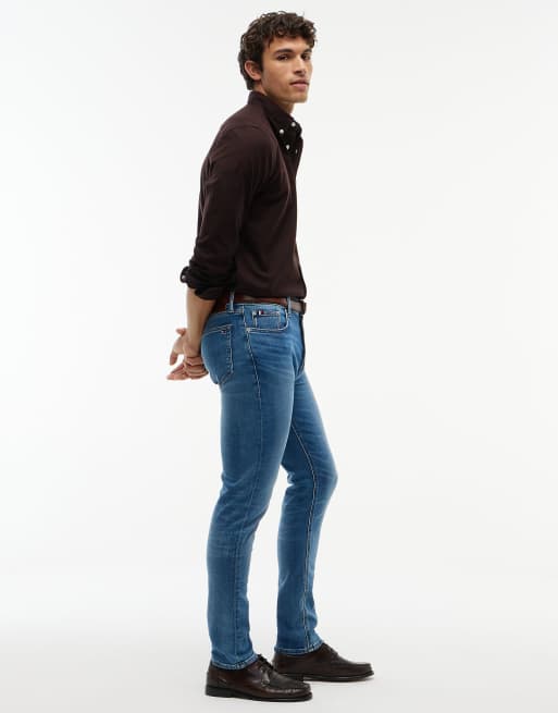 Tommy Hilfiger Bleecker faded slim jeans in jump blue - medium wash, 3 of 7