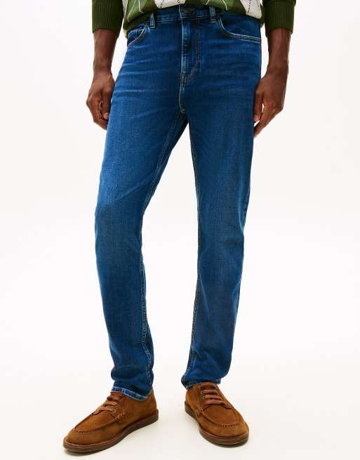 Tommy Hilfiger - Bleecker - Jean slim - Bleu foncé délavé