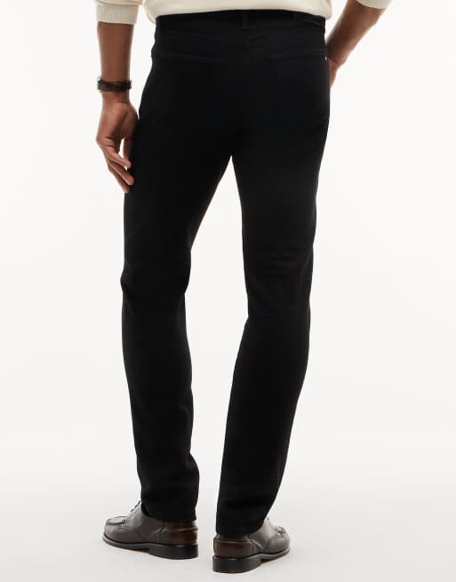 Tommy Hilfiger Bleeker slim black jeans in carlo black od black, 6 of 7