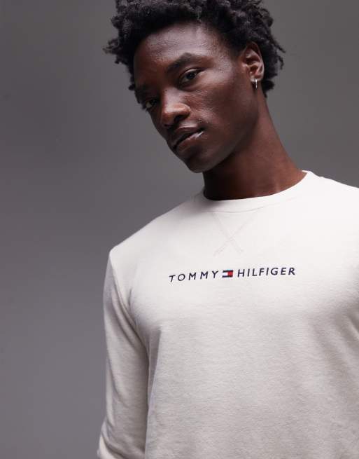 Tommy Hilfiger – Bluza w kolorze złamanej bieli z logo, 2 z 4