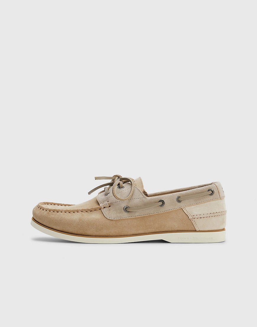 Tommy Hilfiger boat shoes in beige-Neutral