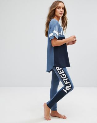 tommy hilfiger jersey leggings