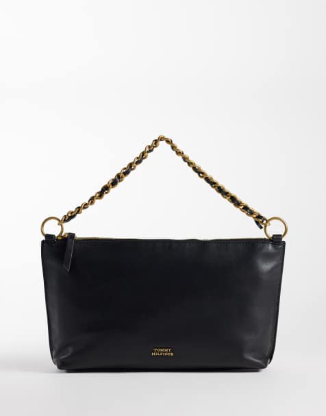 Tommy Hilfiger - bolso mini de cuero negro downtown - view 1