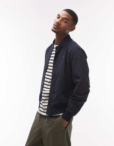 Tommy Hilfiger - Bomber léger technique - Bleu marine - view 1