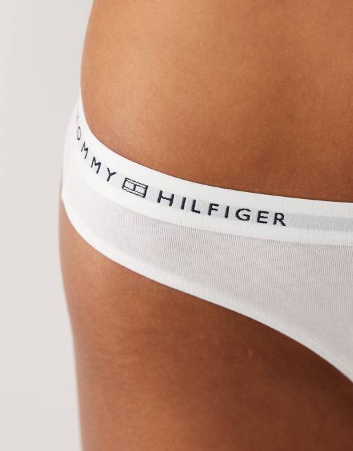 Tommy Hilfiger bomulds G-streng i hvid, 2 af 4