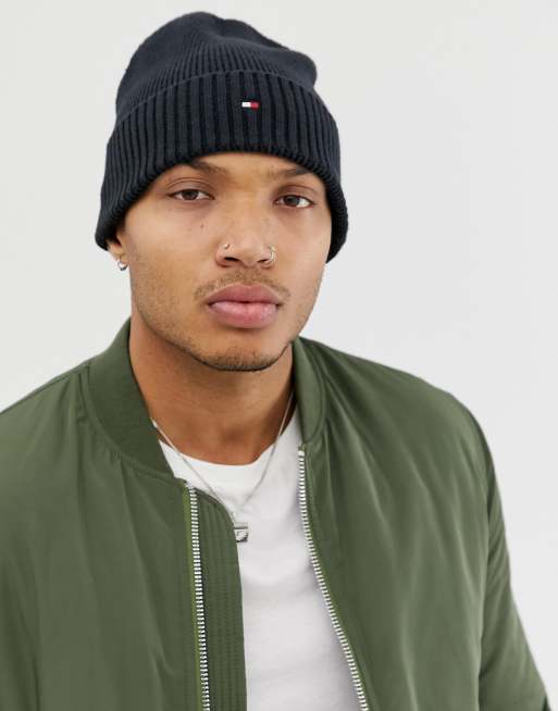 Bonnet tommy hilfiger online noir