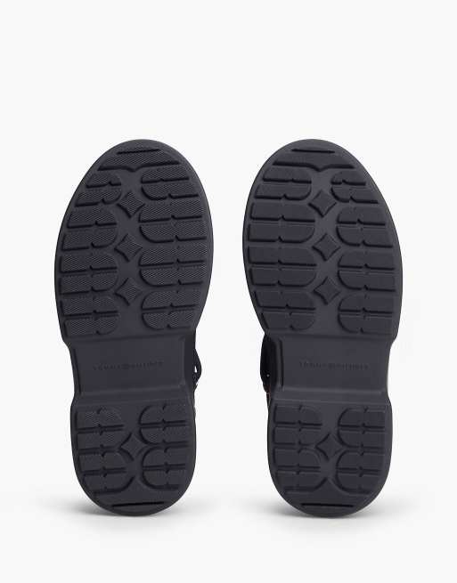 Tommy Hilfiger bottes de neige résistantes à l'eau à monogramme TH bleu foncé, 5 de 7