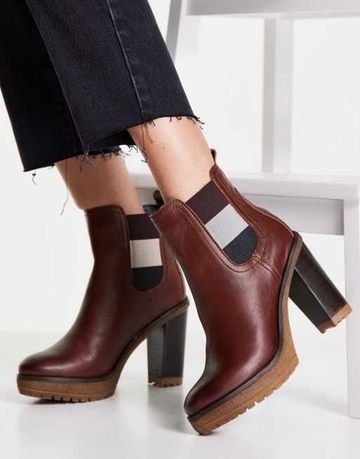 Bottines a talon store tommy hilfiger