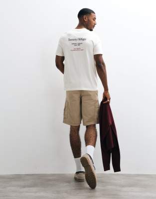 Tommy Hilfiger Boxy Fit Logo T-shirt In White