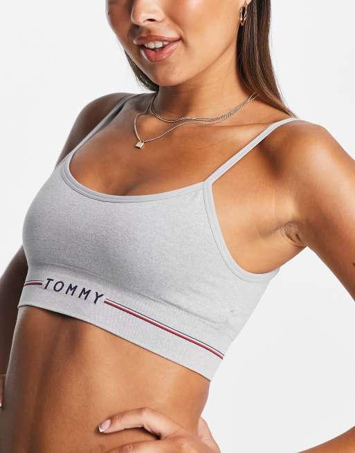 Tommy Hilfiger - Brassière non doublée sans coutures - Gris