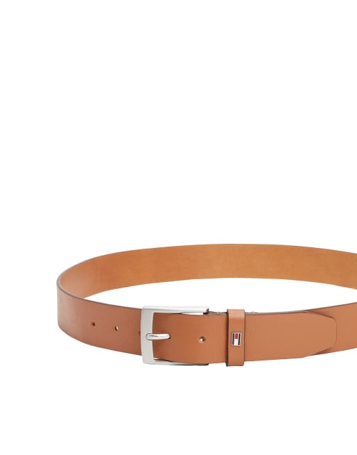 Tommy Hilfiger – Brązowy skórzany pasek o szerokości 3,5 cm, 3 z 3