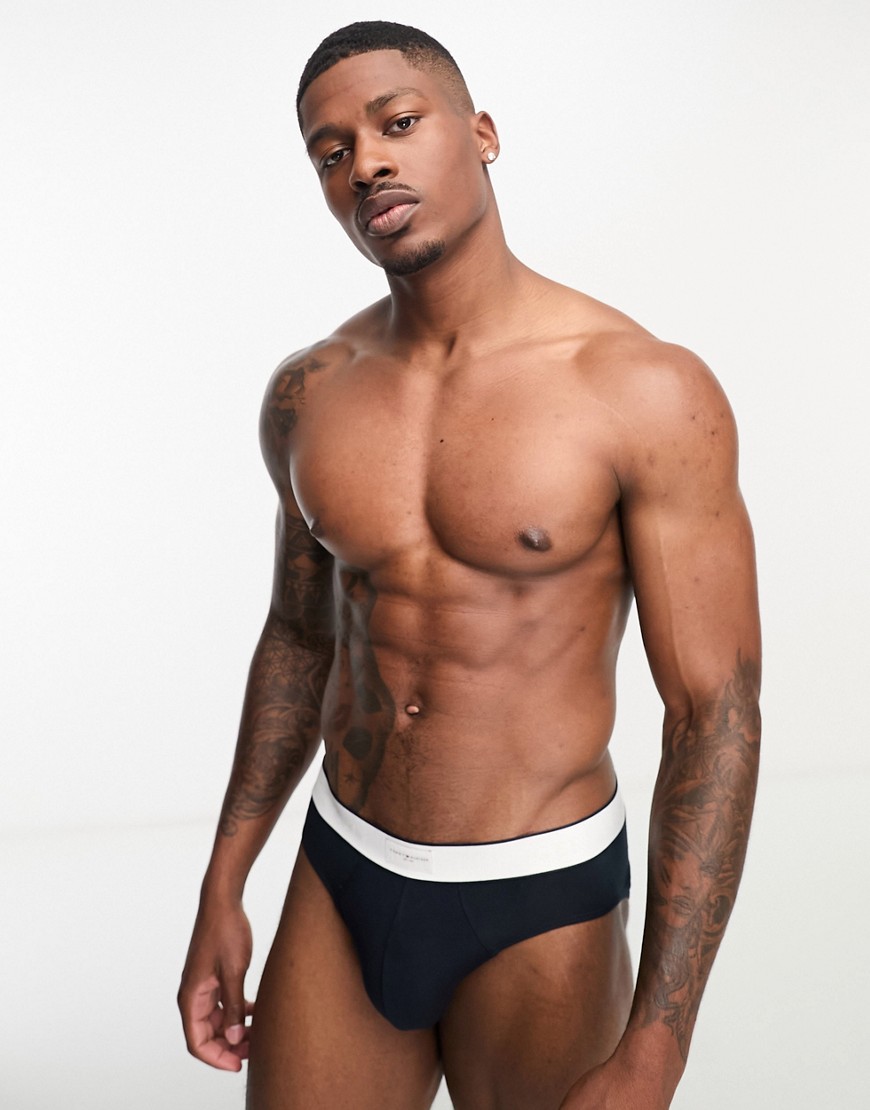 Tommy Hilfiger brief with logo waistband in navy