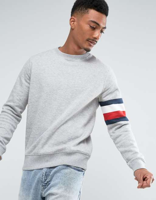 tommy jeans striped sweatshirt