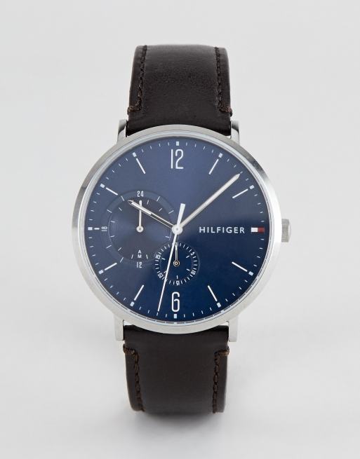 Tommy hilfiger brooklyn leather watch 40mm new arrivals