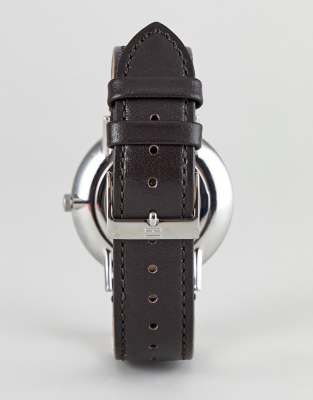 tommy hilfiger brooklyn leather watch 40mm