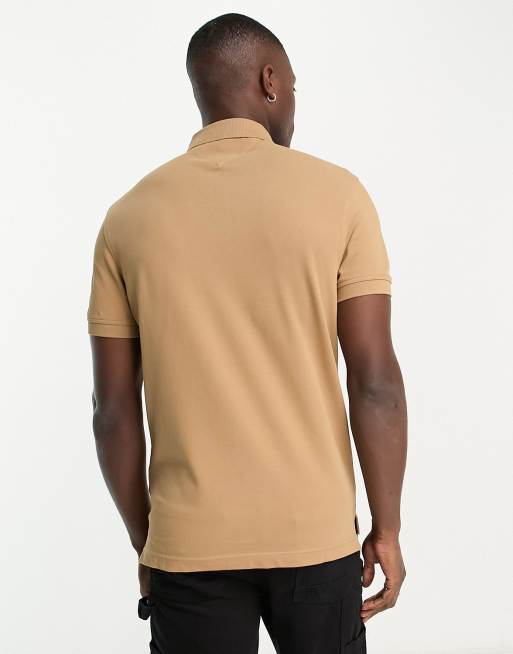 Tommy Hilfiger – Brun, smal pikétröja, 2 av 4