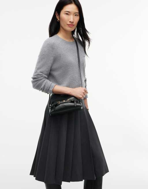 Tommy Hilfiger buckle micro crossbody bag in black, 2 of 4