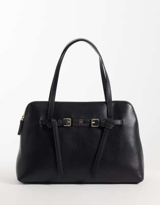 Tommy Hilfiger Buckle Tote Bag In Red