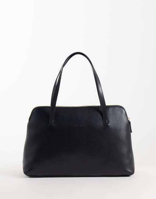 Tommy Hilfiger buckle tote bag in black, 4 of 4