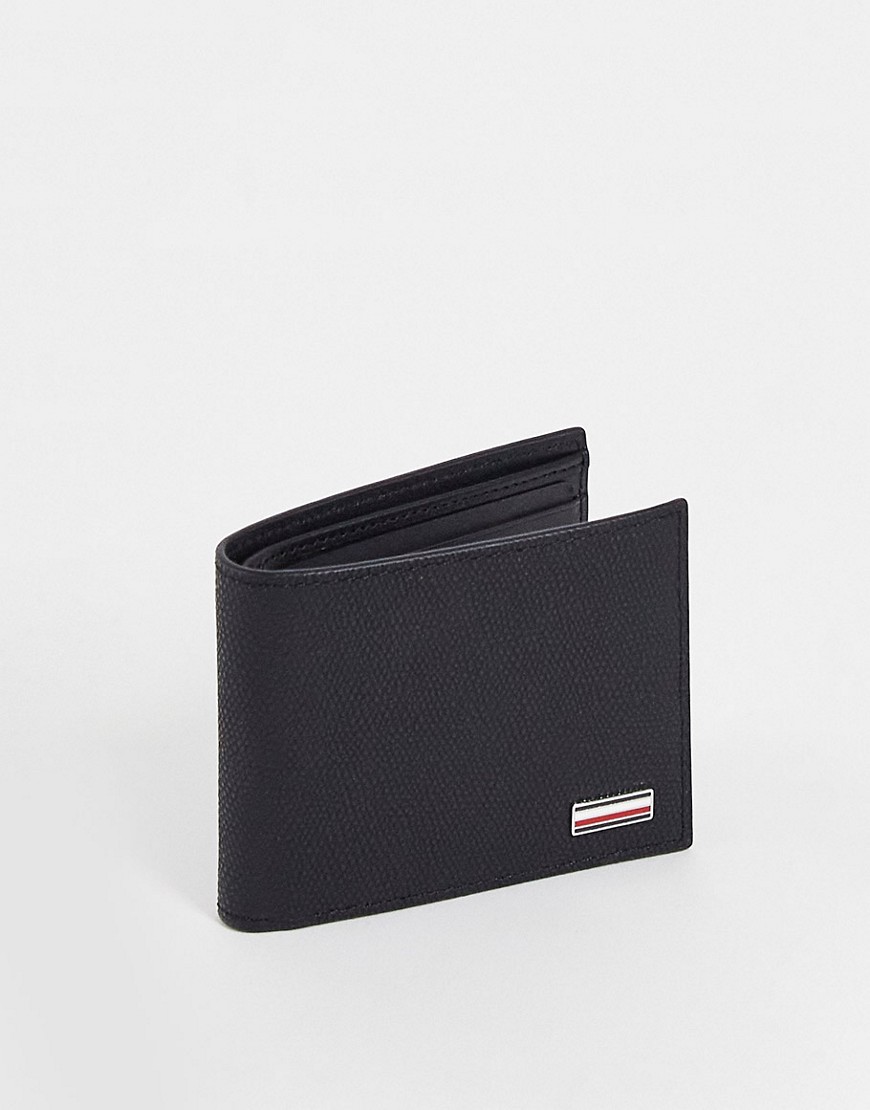 Tommy Hilfiger business flag wallet in black