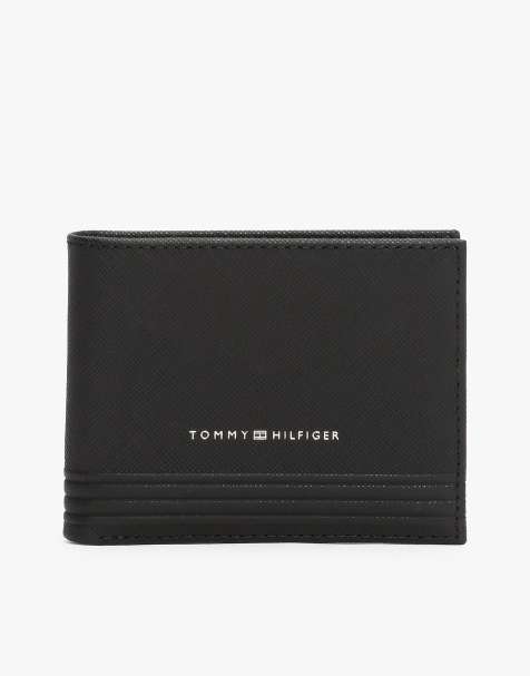 Tommy Hilfiger - Business - Portefeuille porte-cartes en cuir - Noir - view 1