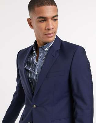 tommy hilfiger navy slim fit suit