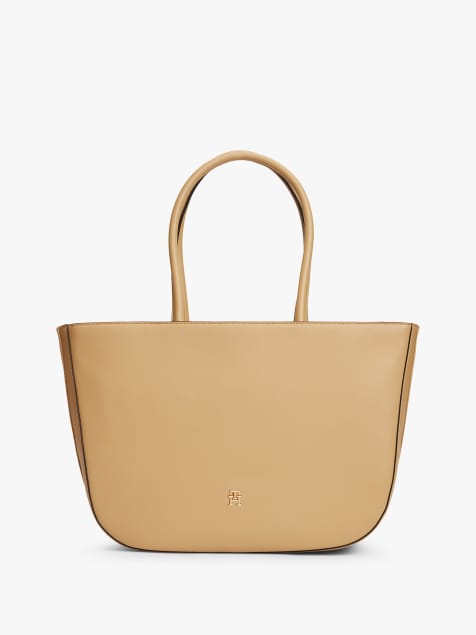 Tommy Hilfiger - Cabas avec bande à logo emblématique - Kaki - view 1