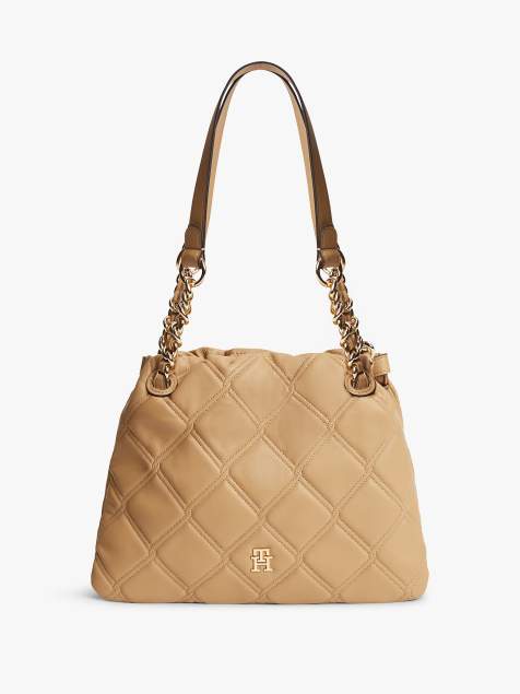 Tommy Hilfiger - Cabas matelassé à monogramme TH - Kaki - view 1