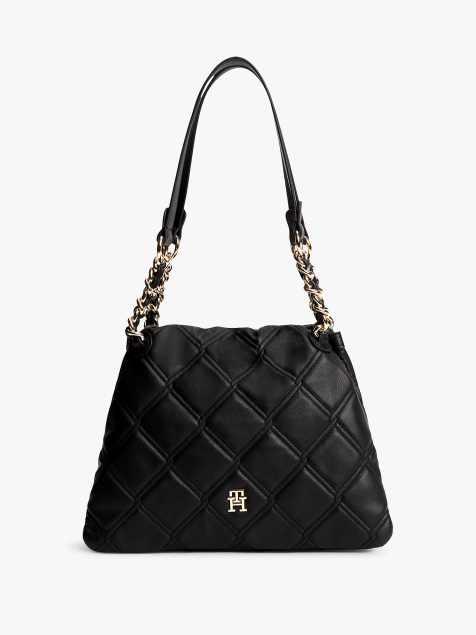 Tommy Hilfiger - Cabas matelassé à monogramme TH - Noir - view 1