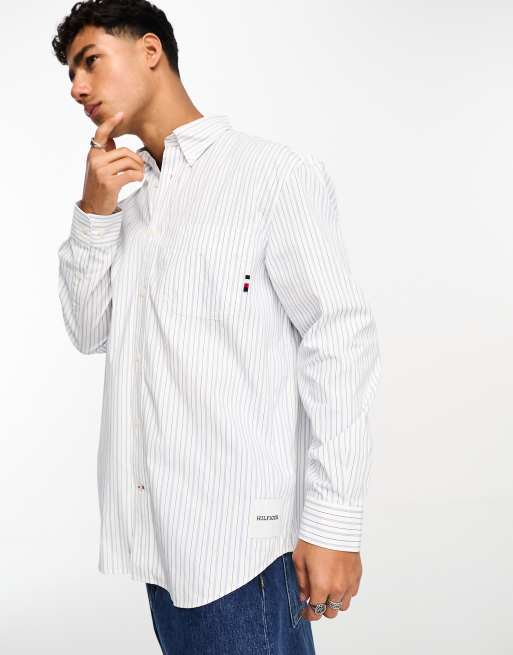 Camicia righe 2025 tommy hilfiger