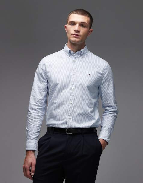 Tommy Hilfiger - Camicia Oxford blu - view 1