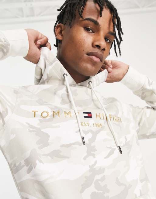 Tommy hilfiger camo hoodie sale