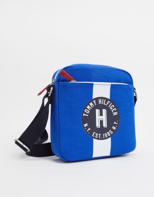 tommy hilfiger blue crossbody bag