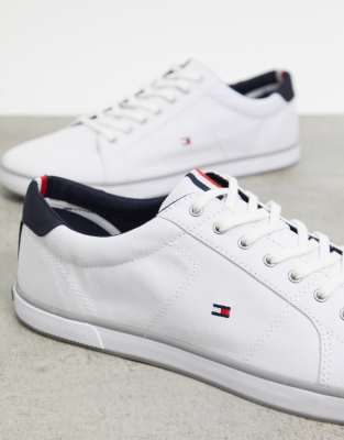 Tommy Hilfiger canvas lace up trainer 