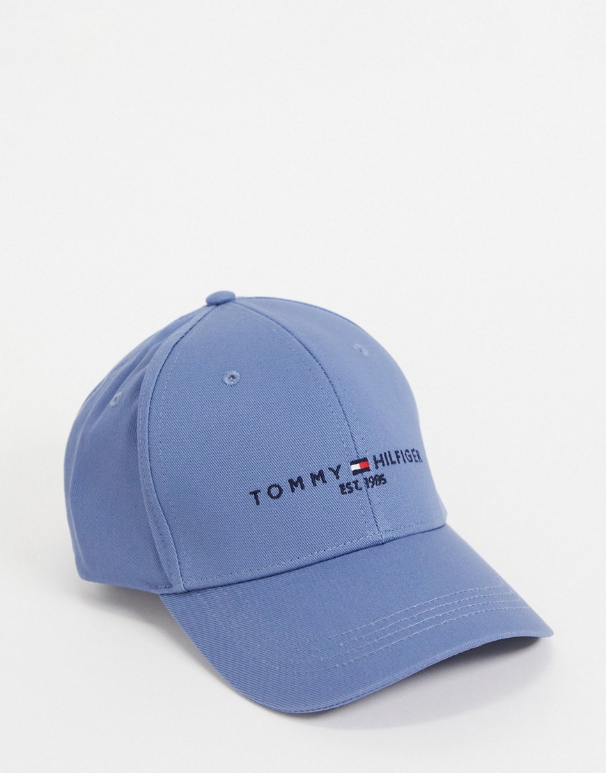 Tommy Hilfiger cap with uptown logo in blue-Blues