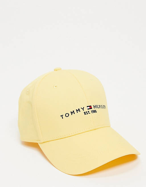 Tommy Hilfiger cap with uptown logo in yellow