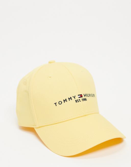 Yellow tommy hot sale hilfiger hat