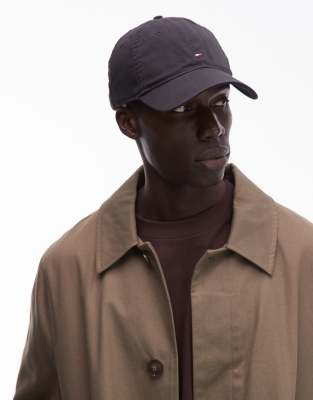 Tommy Hilfiger - Casquette à détail drapeau - Noir