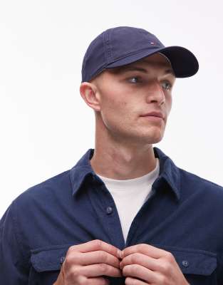 Tommy Hilfiger - Casquette de baseball motif drapeau - Marine-Bleu marine