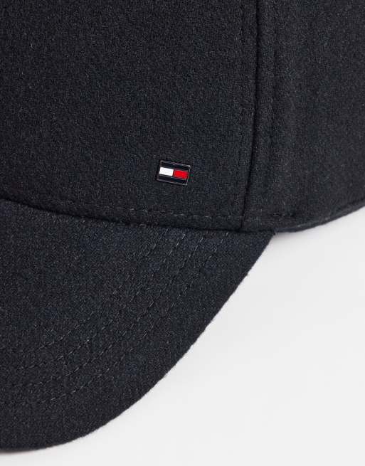 Tommy Hilfiger - Casquette en laine mélangée - Noir, 2 de 3